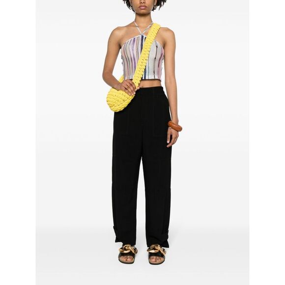 Loewe Paula's Ibiza Women Linen Blend Cargo Trousers - Picture 4 of 5